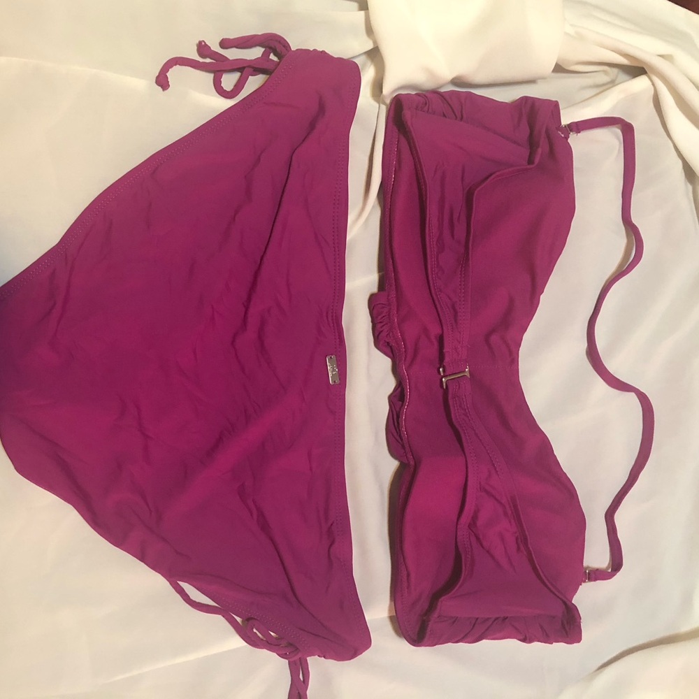 Women Two Piece Fushsia Bikini Set - Picture 5 of 5